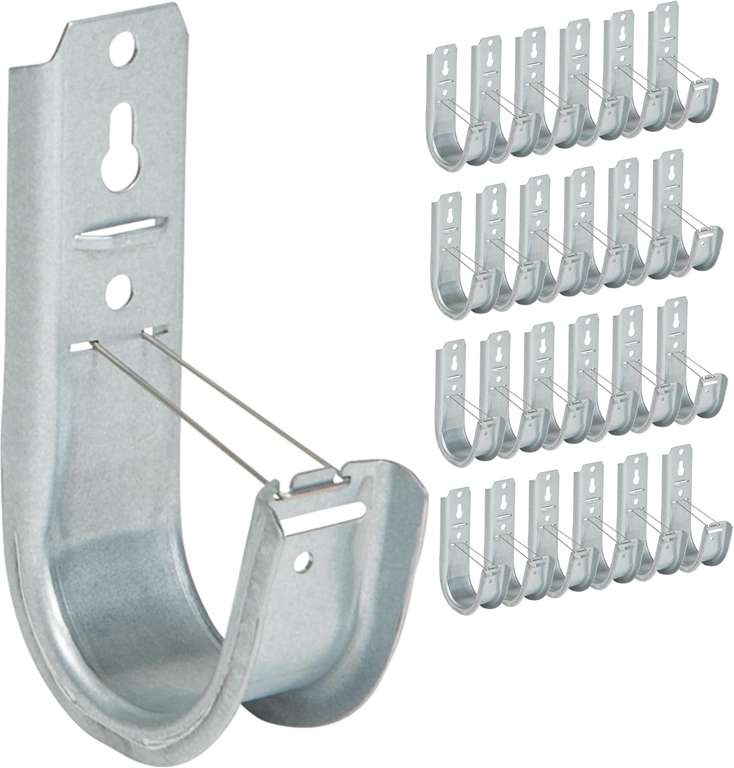 ICC 2-Inch Wall Mount J-Hook 25-Pack for Cable Management