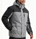 FREE SOLDIER Men's Waterproof Ski Jacket Fleece Lined Warm