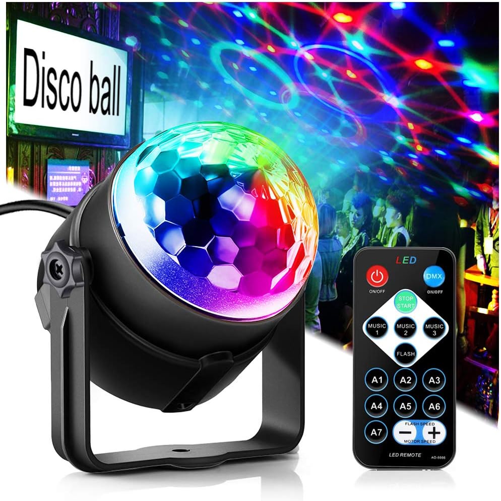 TONGK Party Lights: Sound-Activated DJ Strobe for Festive Fun!