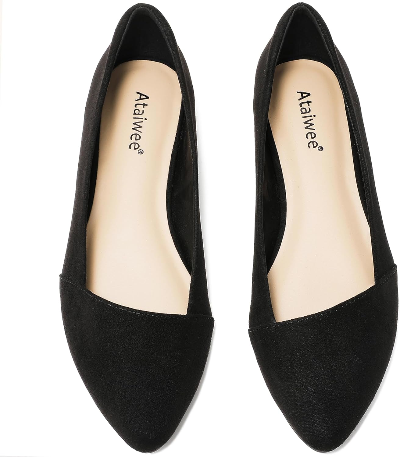 Ataiwee Women's Wide Width Flat Shoes for Comfort and Style