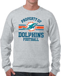 Property Of Crewneck Fleece Sweatshirt - Warm Team Fan Pullover