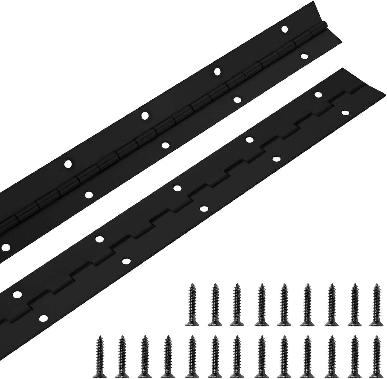 2 Pack 24 Inch Heavy Duty Stainless Steel Piano Hinges for Cabinets