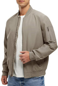 Men's Lightweight Bomber Jacket - Stylish Windbreaker for Spring Shoes