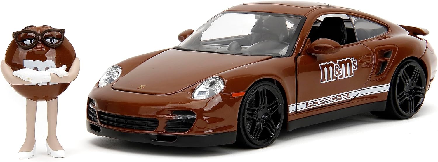 Porsche 911 Turbo Die-Cast Car with Miniature Figure, Jada Toys