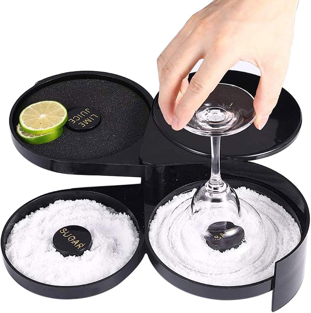 TonJin 3 Tier Glass Rimmer - Perfect Margaritas!