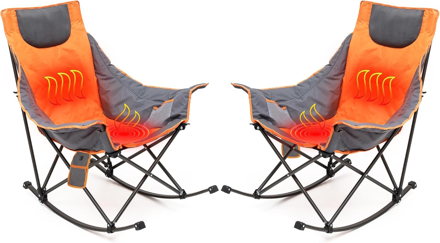 Oversized Heated Camping Chair 2 Pack for Ultimate Comfort