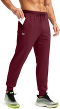 Men's Fleece Joggers with Zipper Pockets for Warmth and Comfort