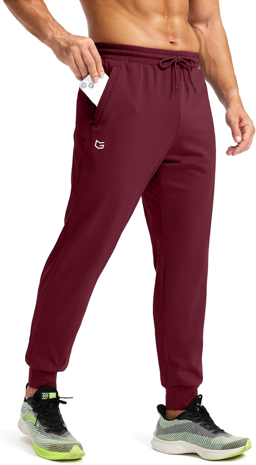 G Gradual Men's Fleece Joggers for Winter Workouts and Comfort