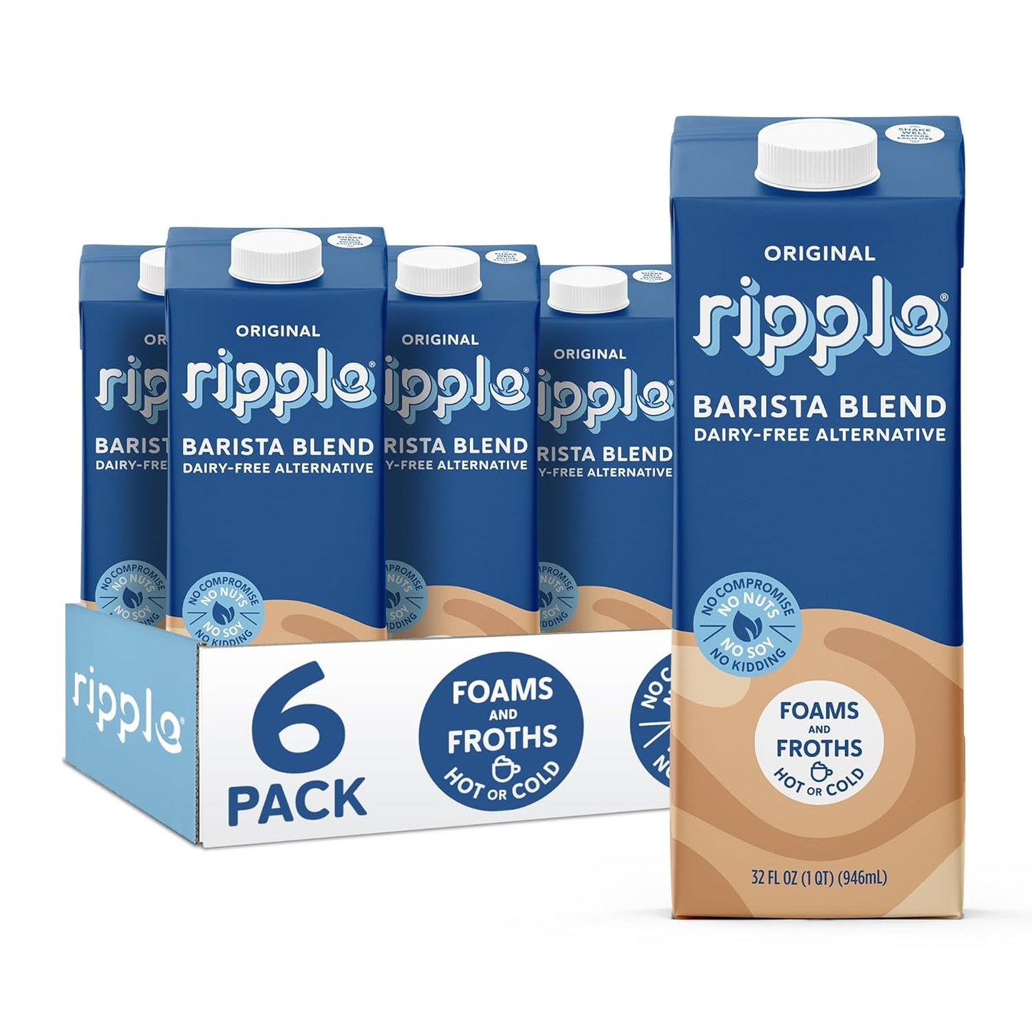 Ripple Plant Based Milk with Pea Protein - Vegan & Non GMO