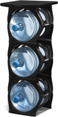 Stackable Water Bottle Storage Rack 3 Plus Shelf - Space Saving