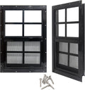 Yuzzy 18in x 27in Shed Sliding Windows 2-Pack - Tempered Glass