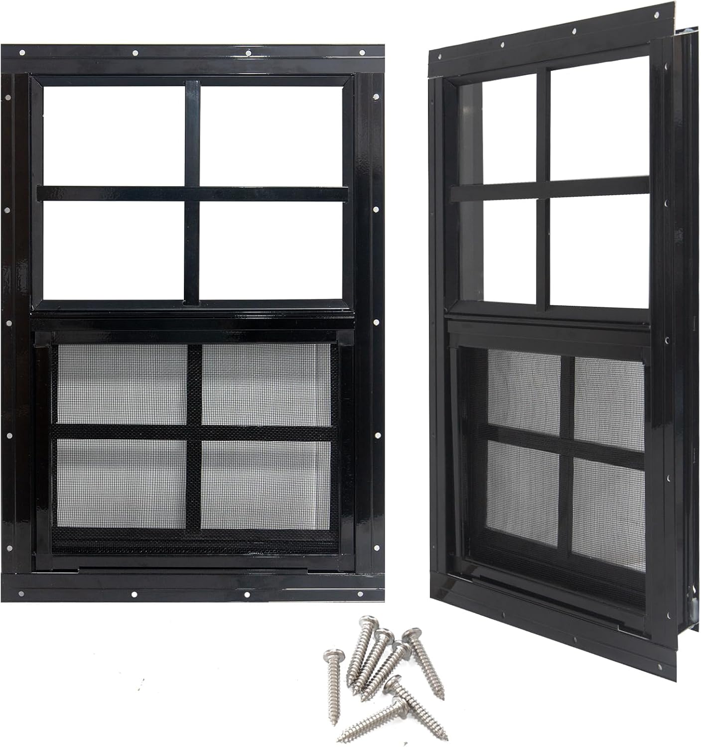 Yuzzy 24 x 36 Shed Windows with Tempered Glass for Sheds