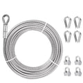 1/4 in Stainless Steel Cable 30ft - 6400lb Tensile Strength