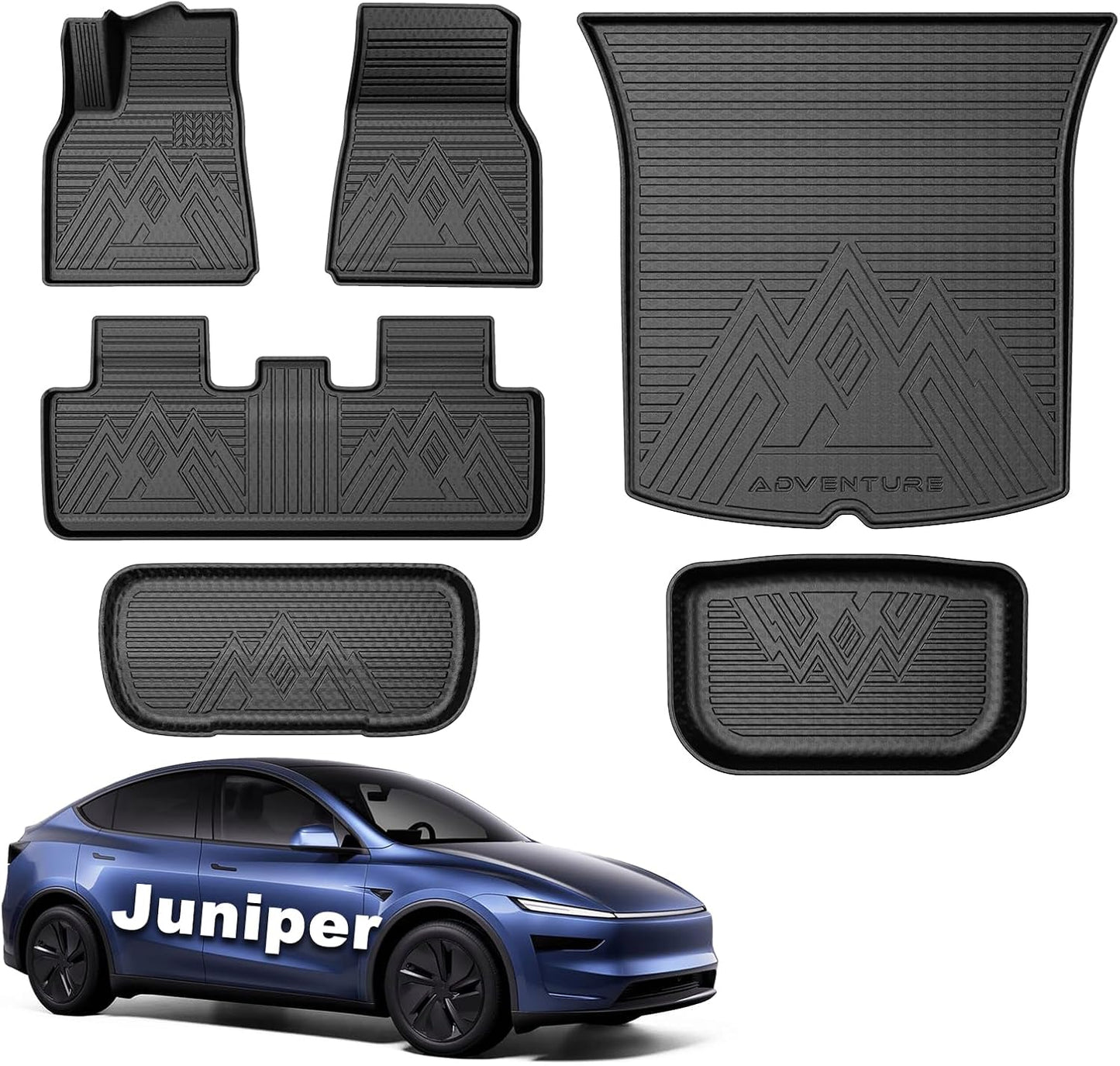 Mixsuper Floor Mats Cargo Liner for Tesla Model Y Juniper 2025 2026