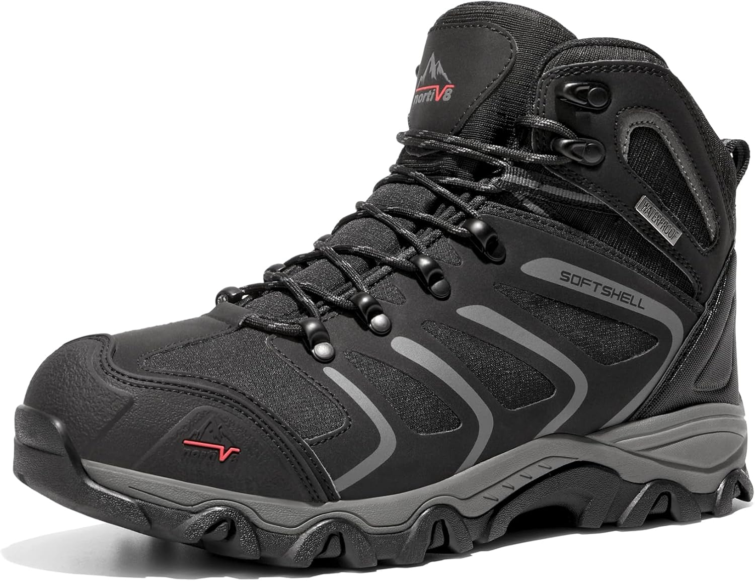 NORTIV 8 Men's Waterproof Hiking Boots for Outdoor Adventures