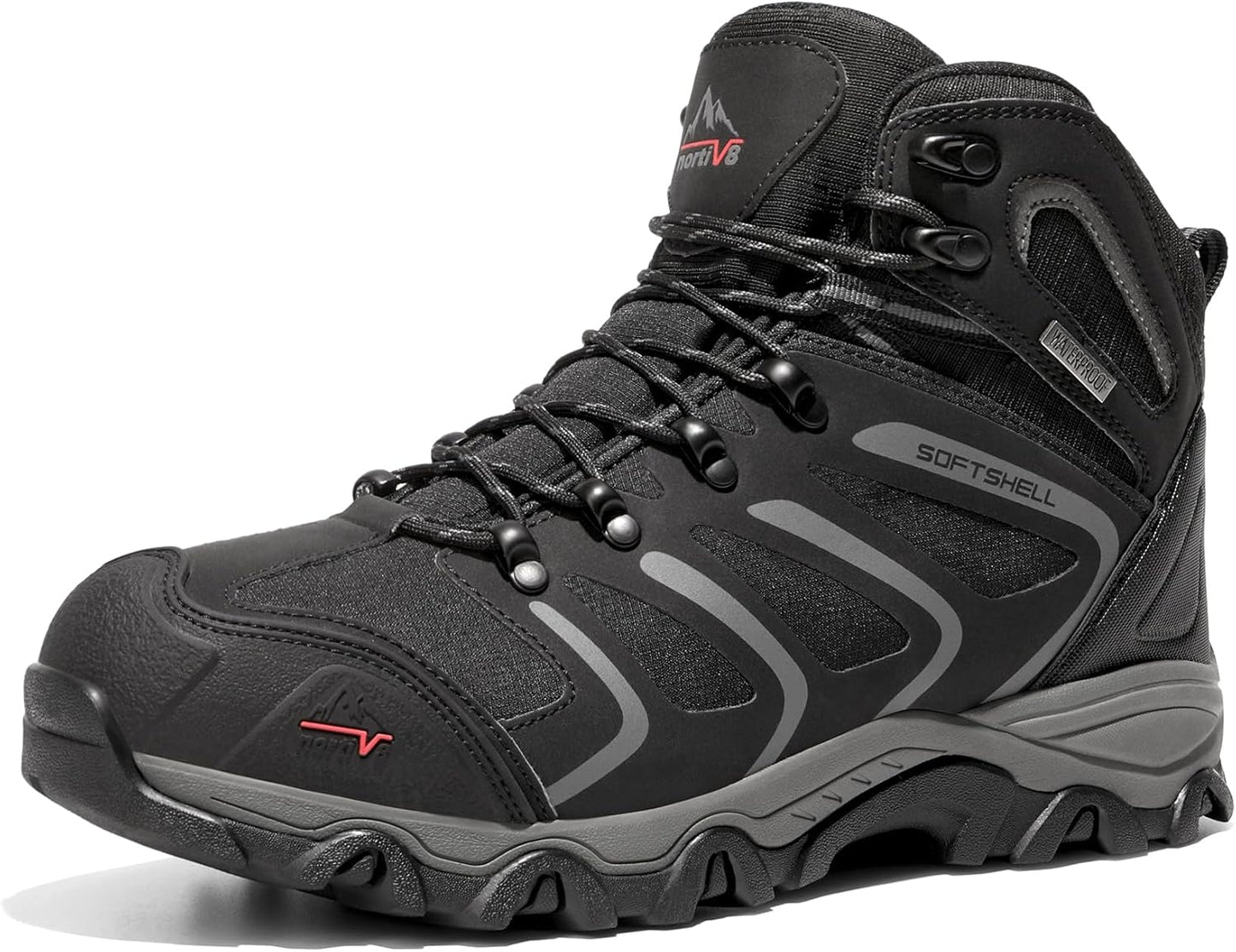 NORTIV 8 Men's Waterproof Hiking Boots for Outdoor Adventures