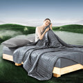 Double-Sided Weighted Blanket King Size 30lbs - All Season Comfort