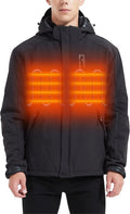HEWINZE Women's Heated Softshell Long Jacket - Removable Hood & 9.5h