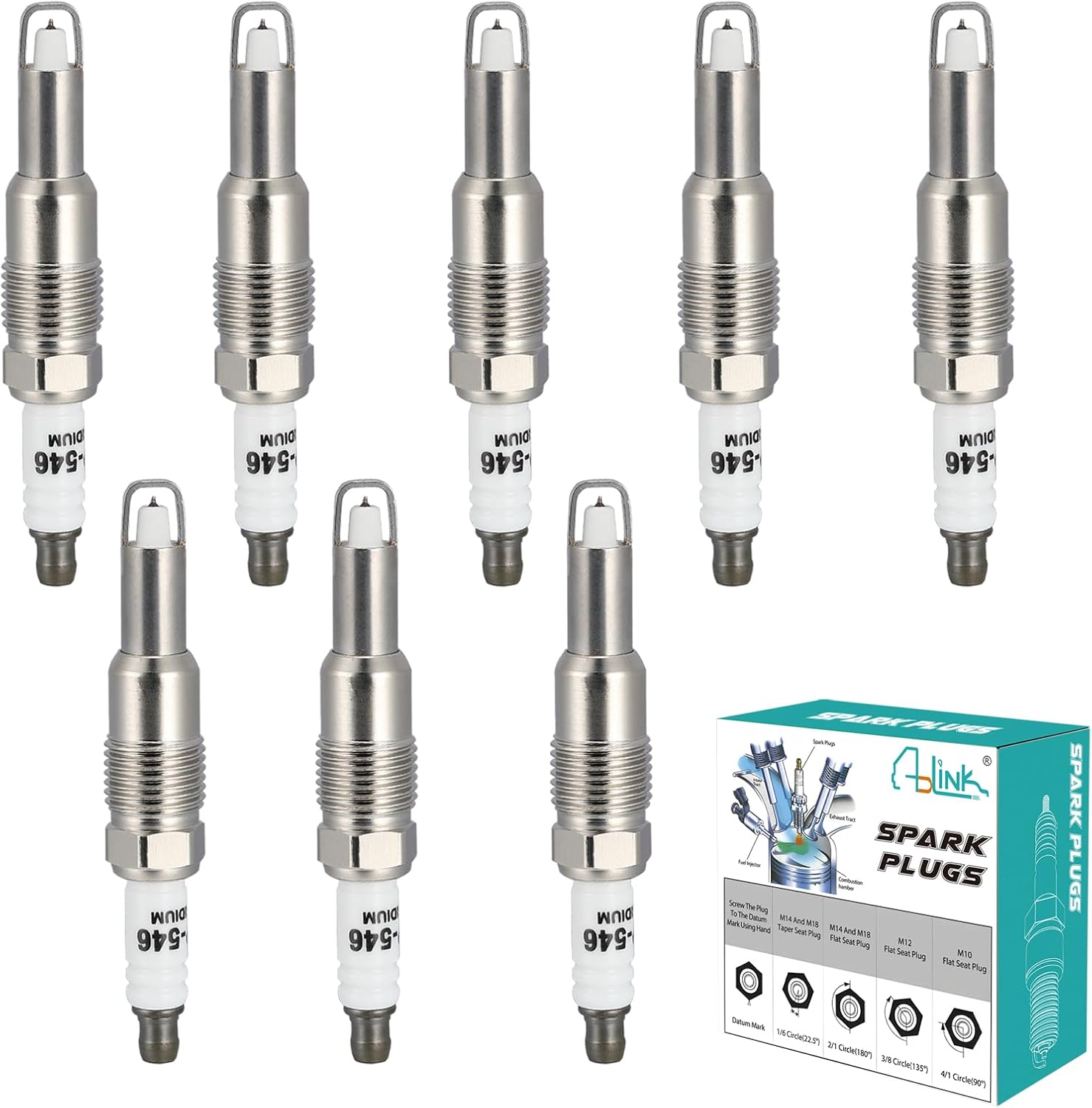 Pack of 8 Nickel Spark Plugs for Ford Expedition Explorer F150