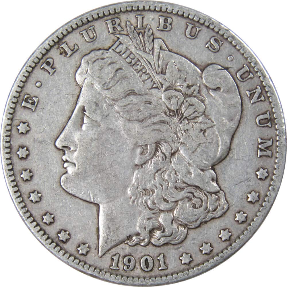 1901 O Morgan Dollar VF Very Fine 90% Silver Coin Collectible