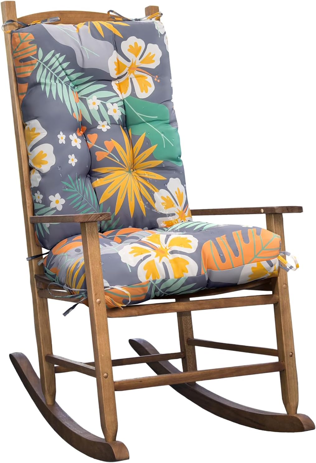 Waterproof Indoor Outdoor Rocking Chair Cushion for Comfort