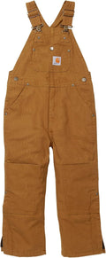 Carhartt Kid's CM8603 Washed Duck Bib Overall - Rugged Warmth for Play