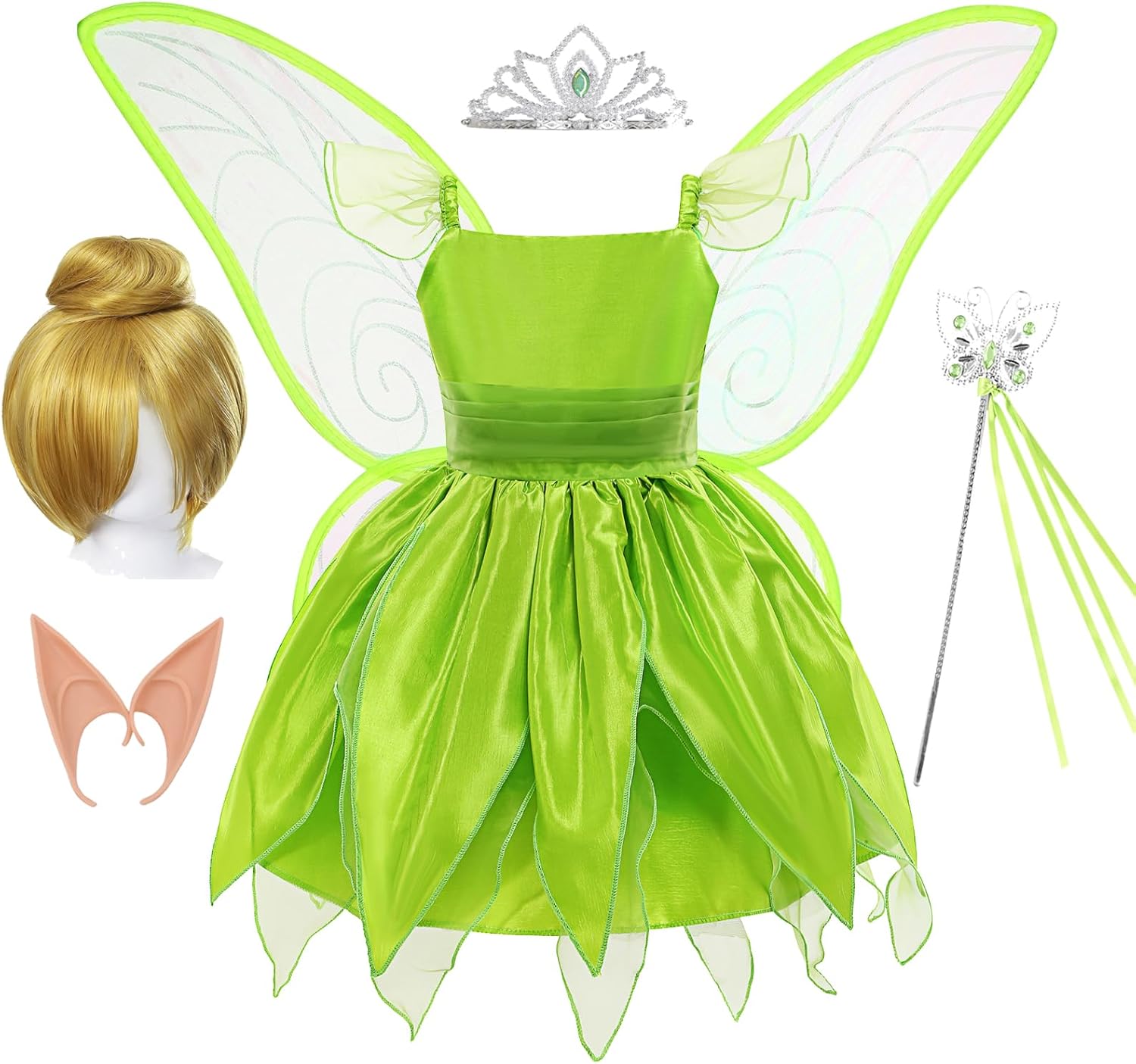 Fairy Costume for Girls with Accessories for Dress Up Fun
