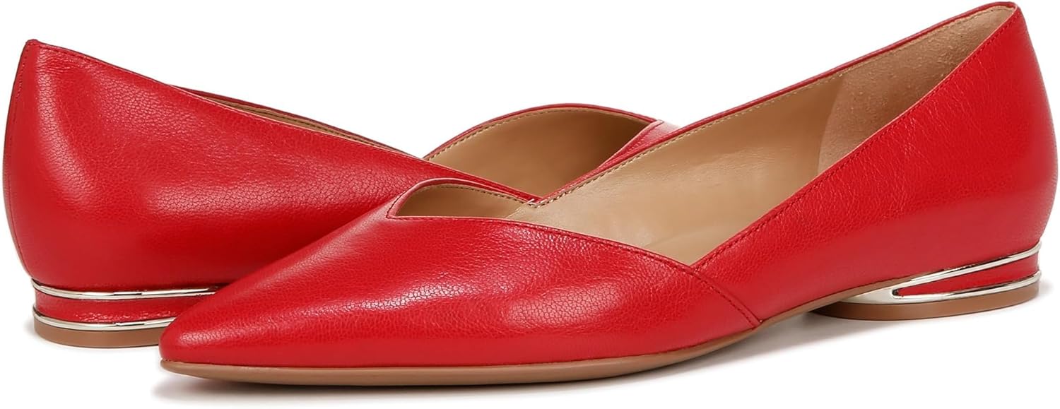 Naturalizer Womens Havana Pointed Toe Slip On Dress Ballet Flats