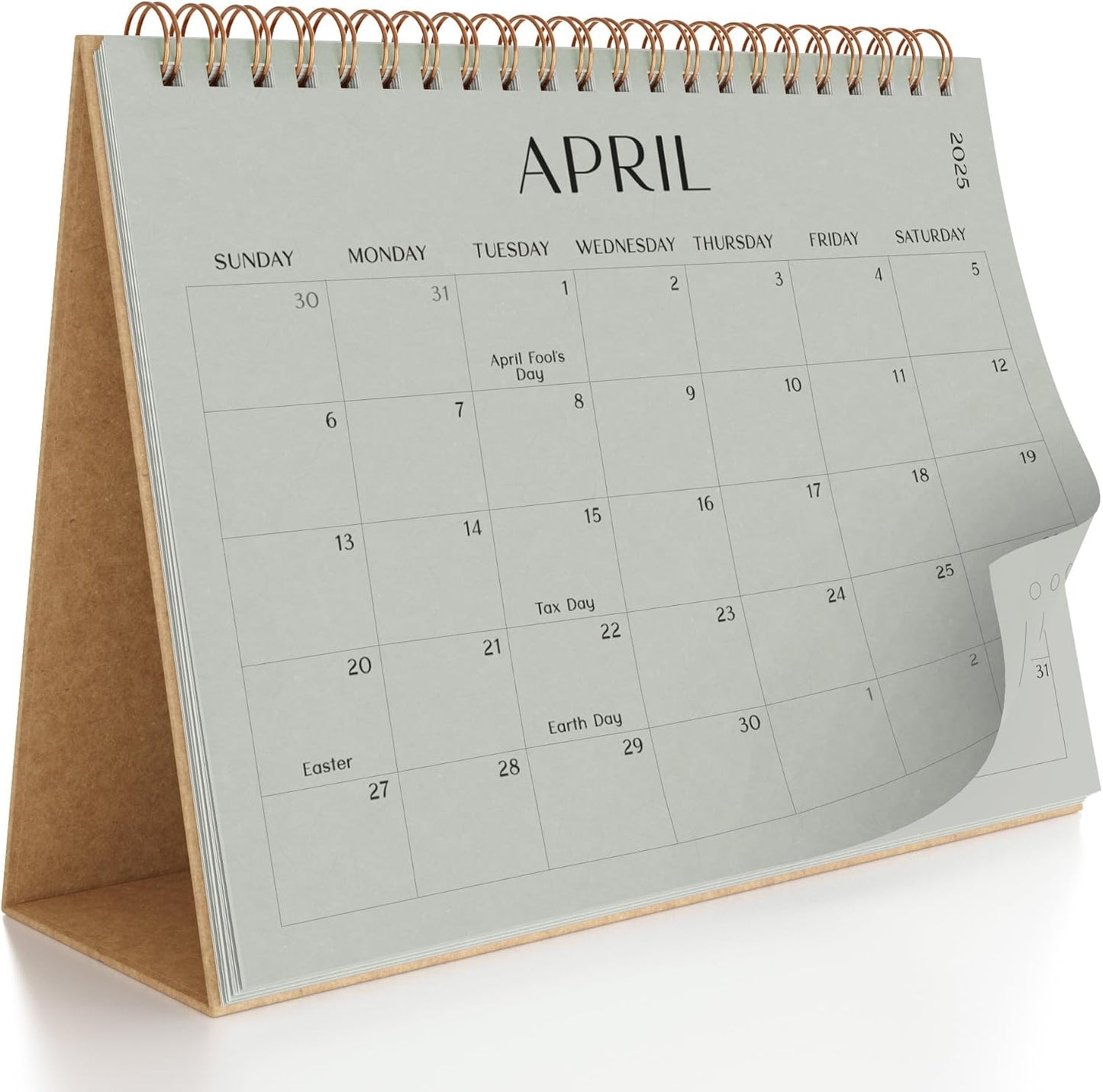 2025-2026 Flip Desk Calendar - Organize with Style!