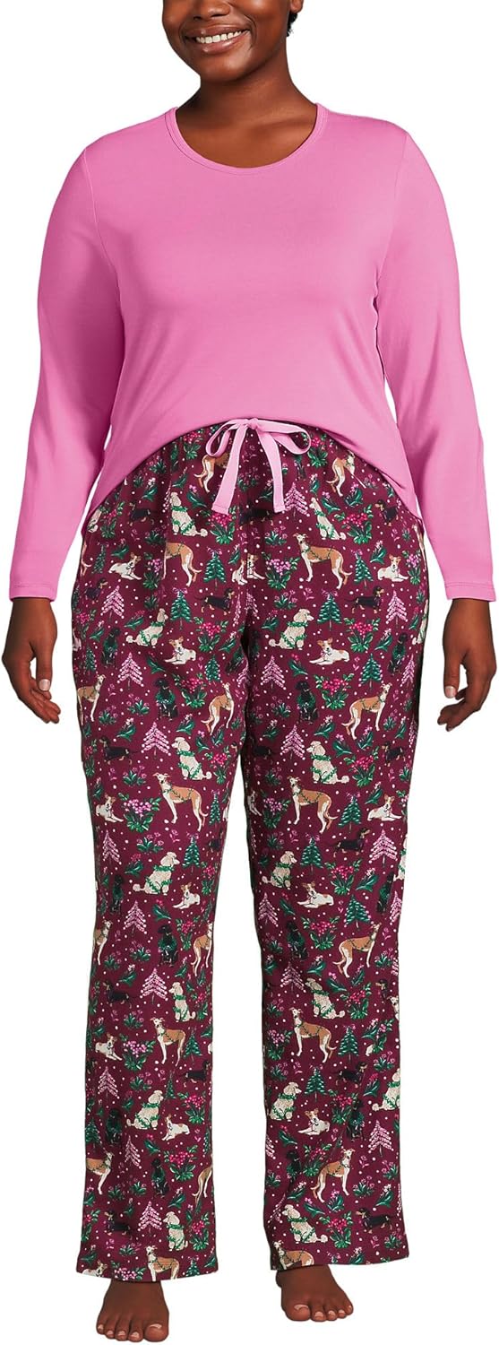 Lands' End Women's Pajama Set for Cozy Sleep and Comfort
