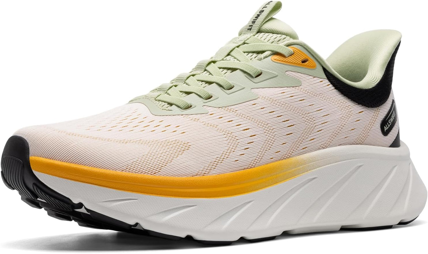 Men's Slip On Stability Walking Running Shoes for Comfort