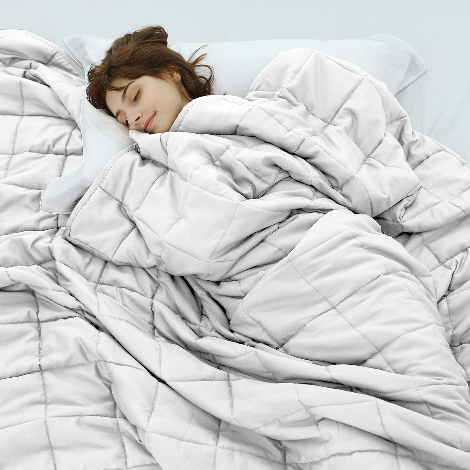 Weighted Blanket 20lbs for Adults - Breathable Twin Size Comfort