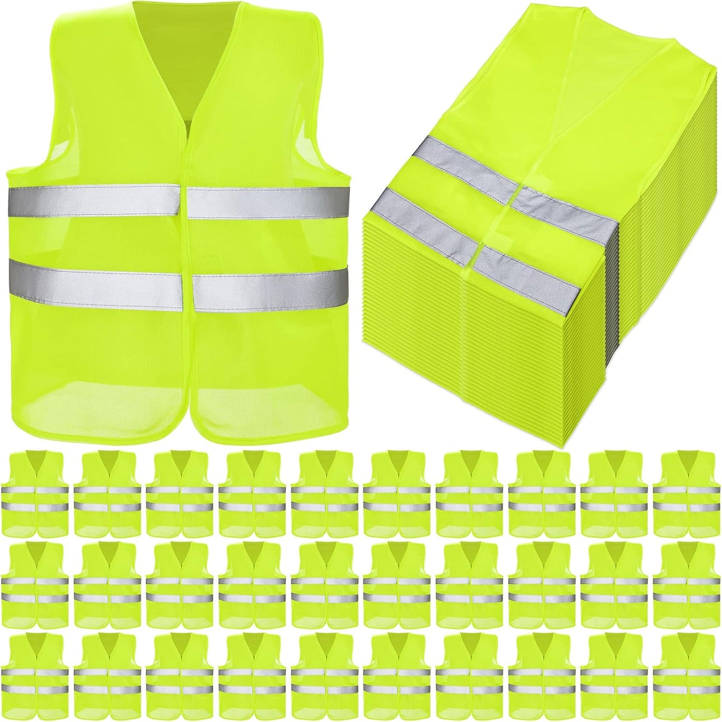 JaGely High Visibility Safety Vest for Men Women Work Cycling