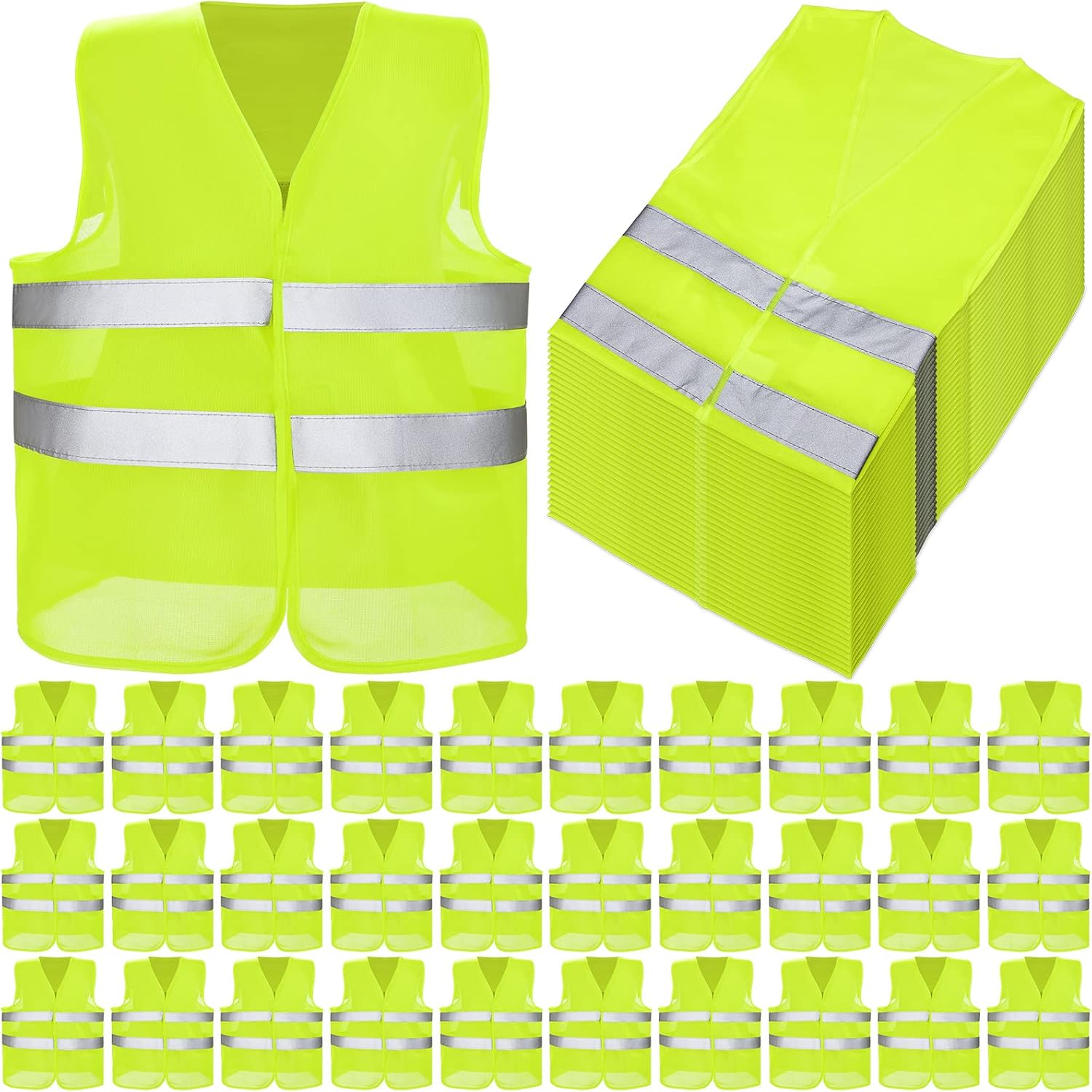 JaGely High Visibility Safety Vest for Men Women Work Cycling