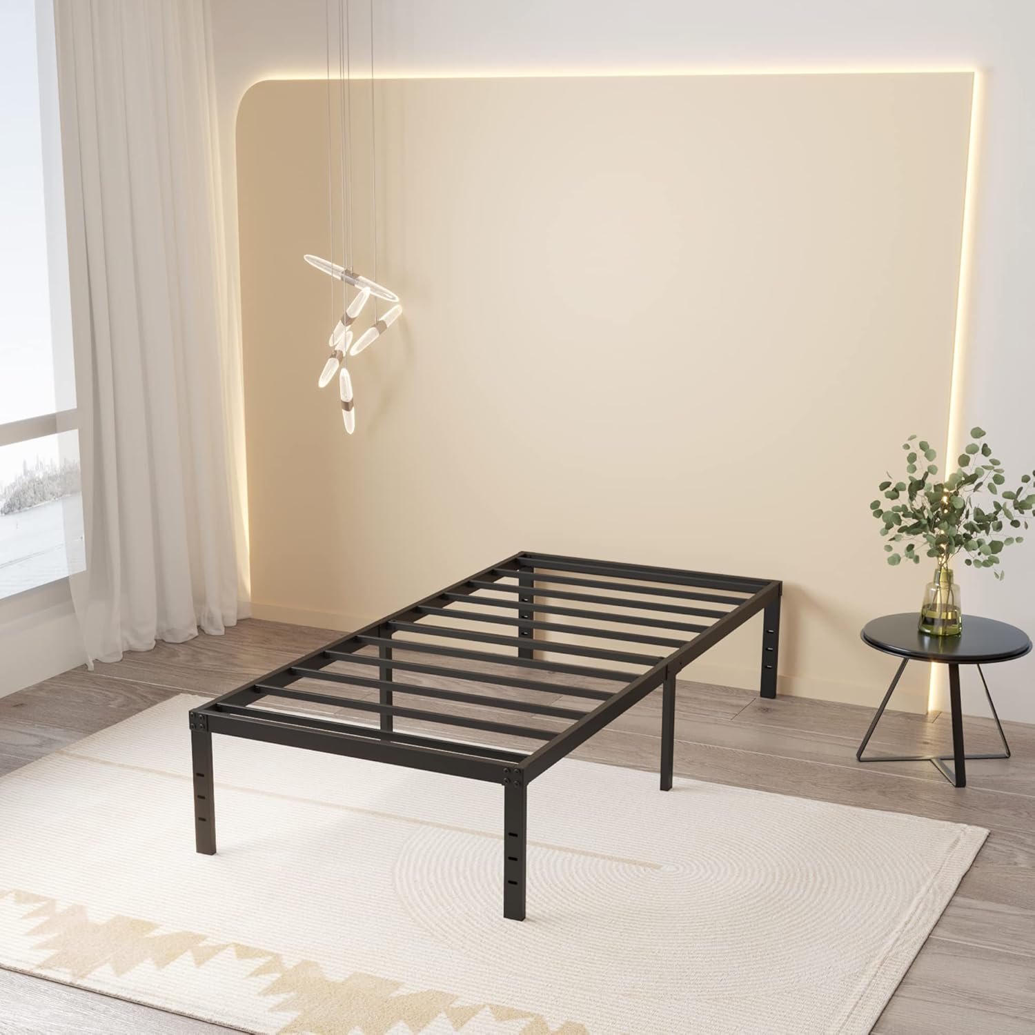 Twin Bed Frames No Box Spring Needed for Ultimate Comfort