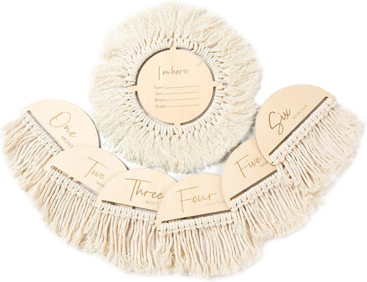 Boho Baby Milestone Disc Set | Capture Every Moment