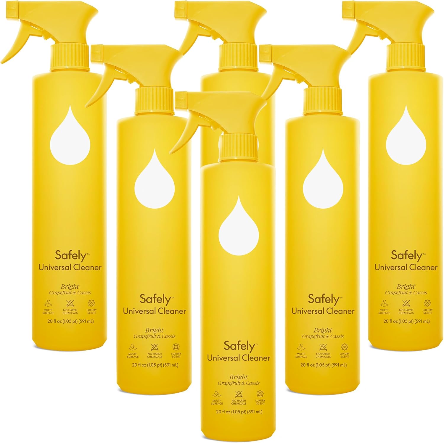Safely Universal Cleaner Bright 6 Pack - Multi-Purpose Spray