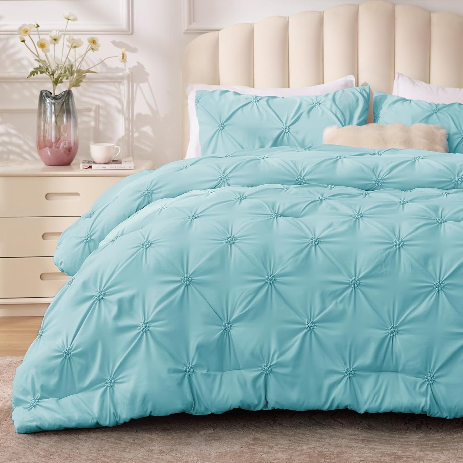 BEDELITE King Size Comforter Set - Lightweight Boho Bedding