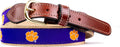 StadiumSpot Web Leather Mens Belt - Comfortable, Official Fan Style