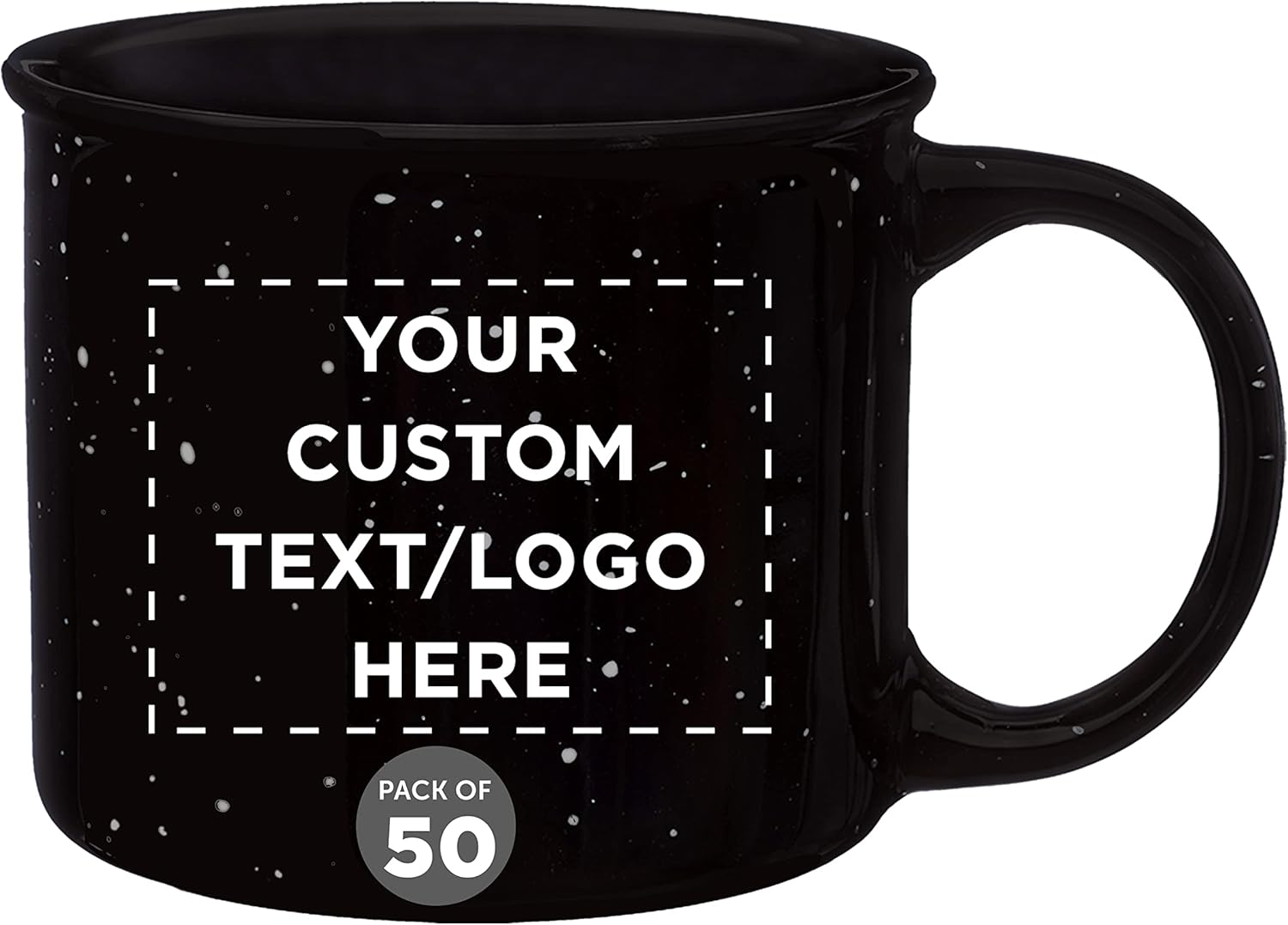 Custom Ceramic Campfire Coffee Mugs Set of 50 for Every Occasion
