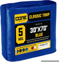 Core Tarps Classic 5 Mil Tarp Cover 30 x 70 - Heavy Duty Weather