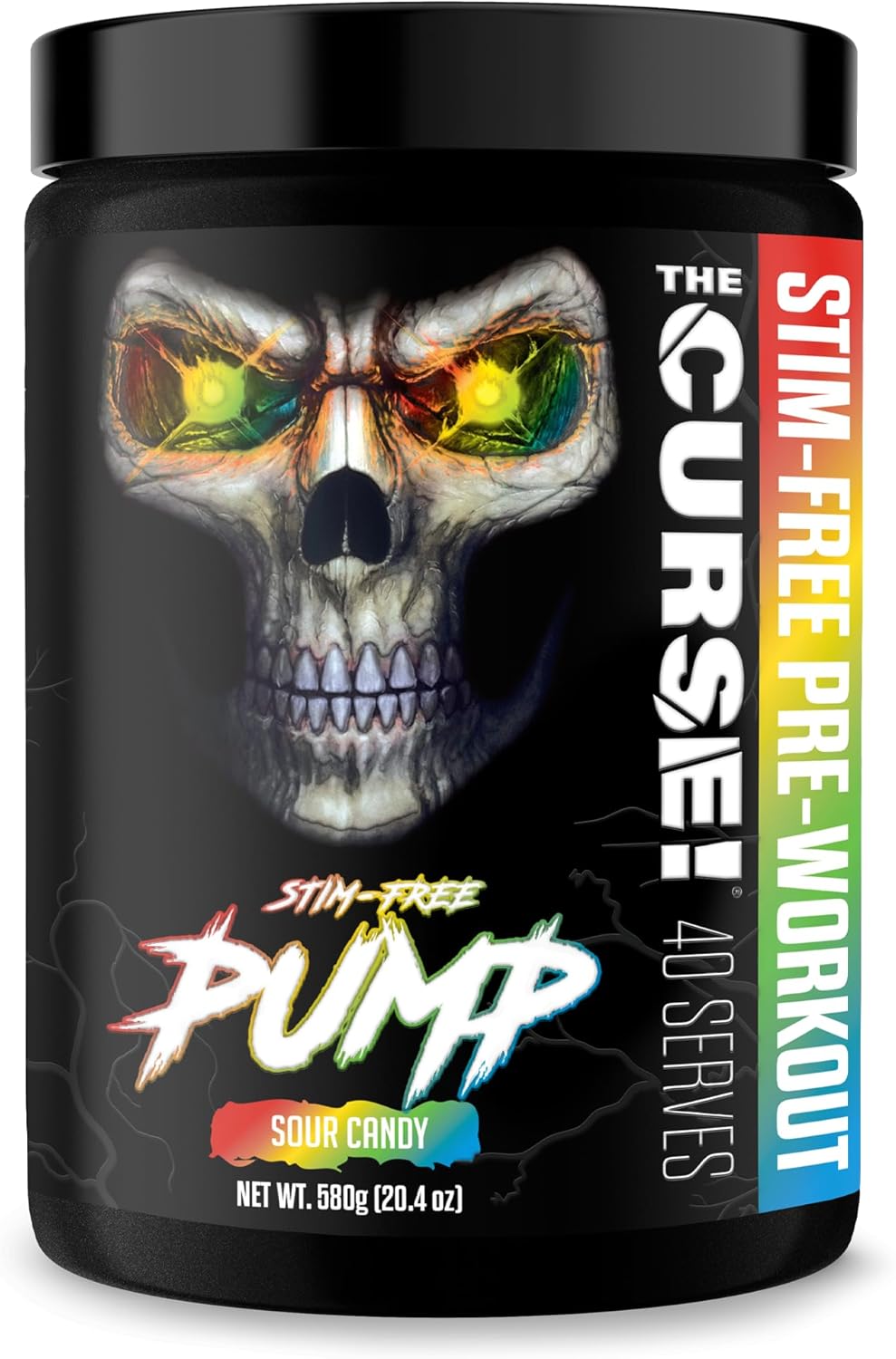 JNX SPORTS The Curse! Pump Stim-Free Pre-Workout for Intense Gains