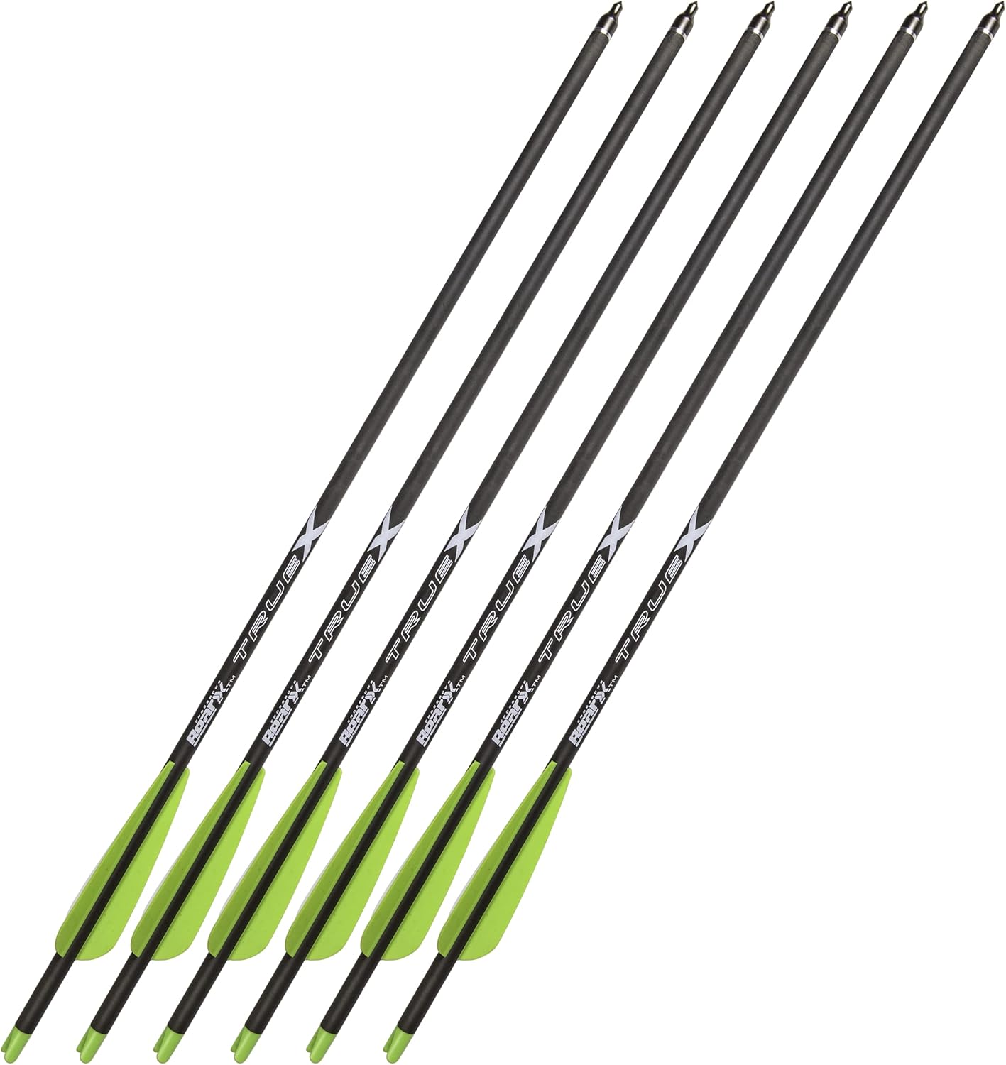 Bear X 6-Pack Truex Crossbow Arrows - 20 in for Precision