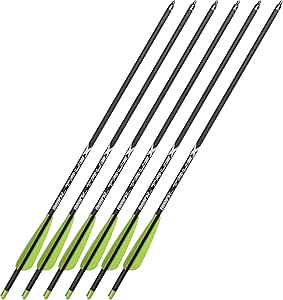 Bear X 6-Pack Truex Crossbow Arrows for Precision Shooting