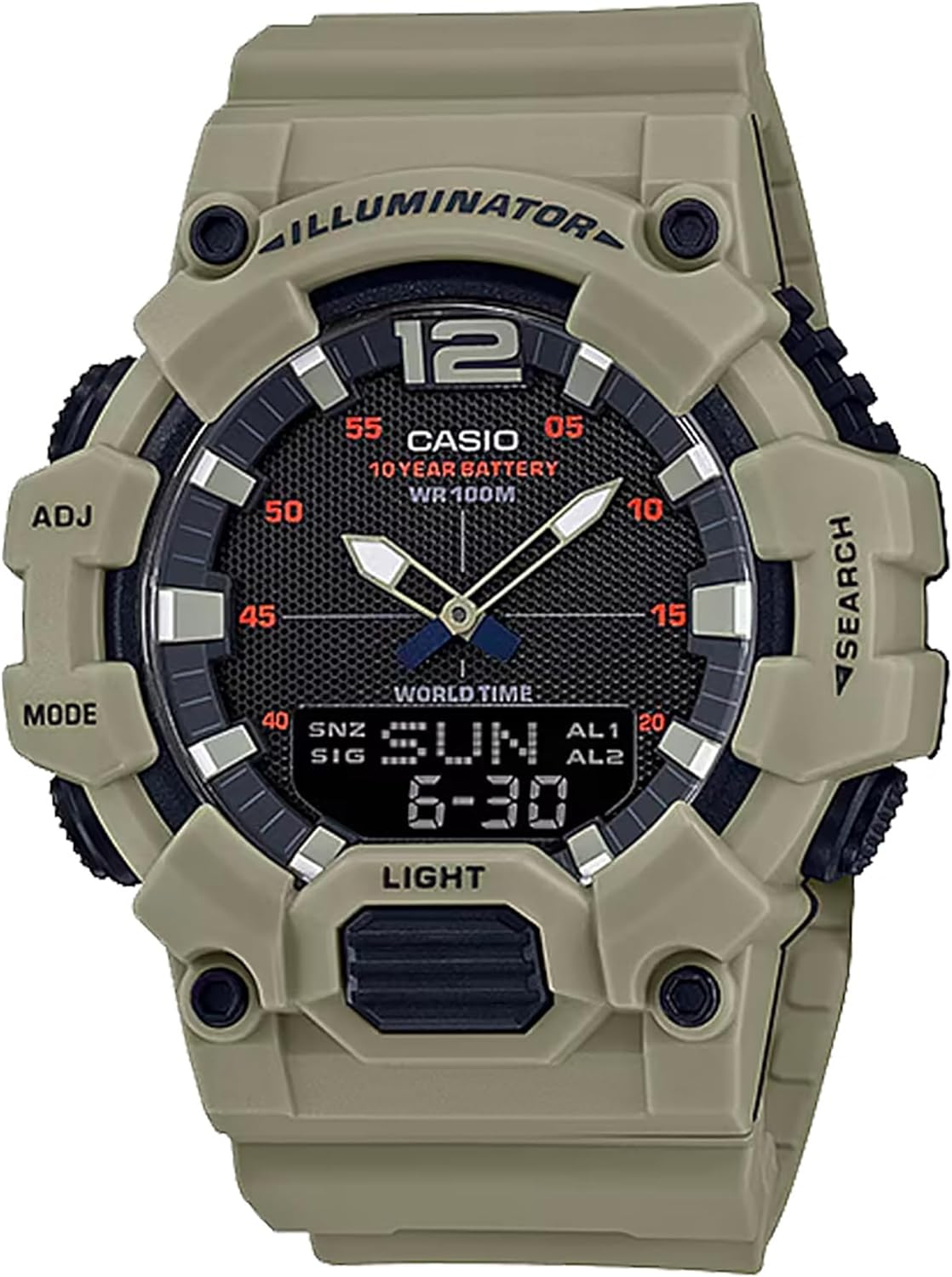Casio Men's Classic Analog-Digital Black Watch