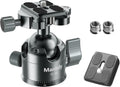 Low Profile Camera Tripod Ball Head 36mm - Compact 360 Panorama