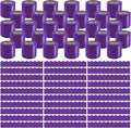 30 Rolls 984 Ft Purple Bulletin Board Borders - Scalloped Trim