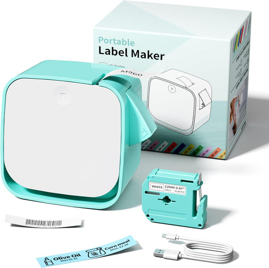 Rechargeable Bluetooth Label Maker - Organize Anywhere!