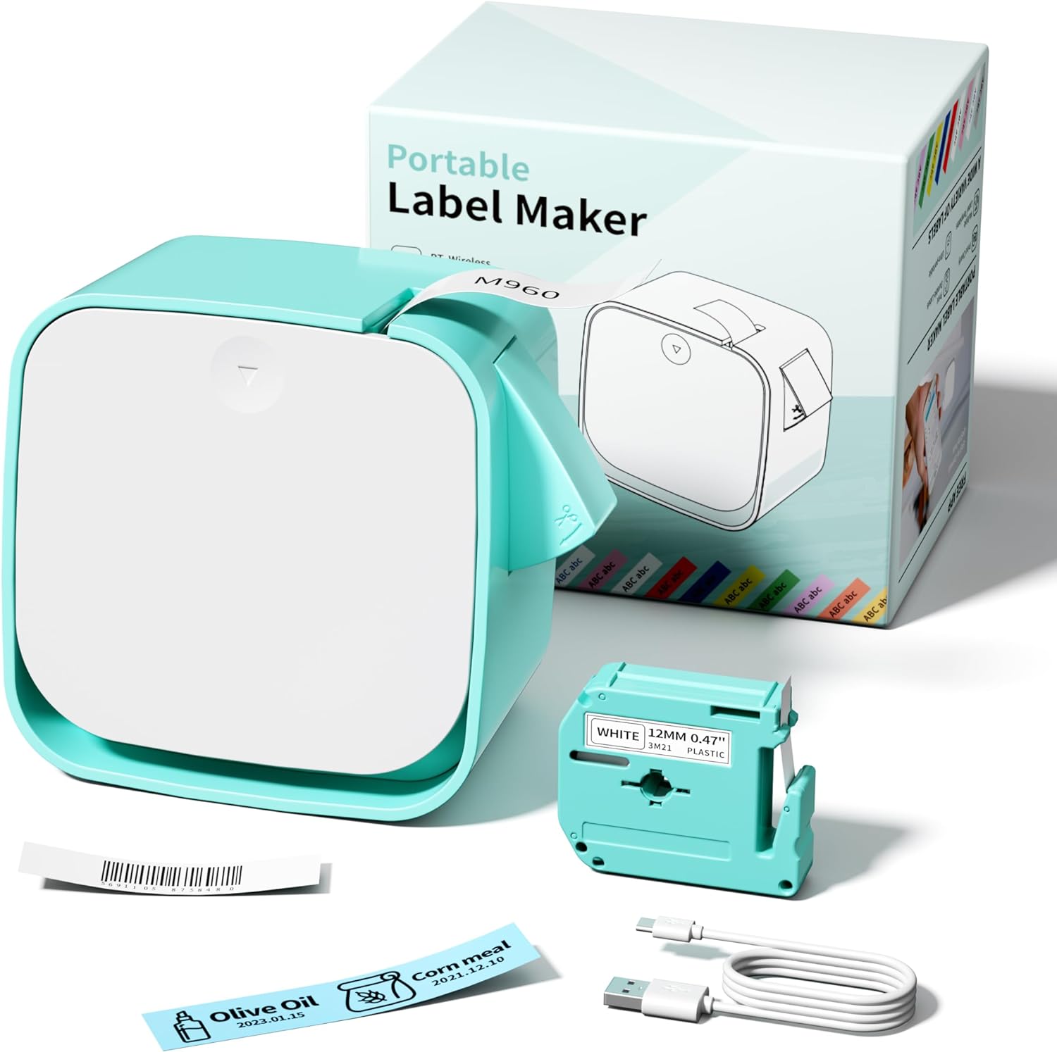 Portable Rechargeable Label Maker - Organize with Ease!