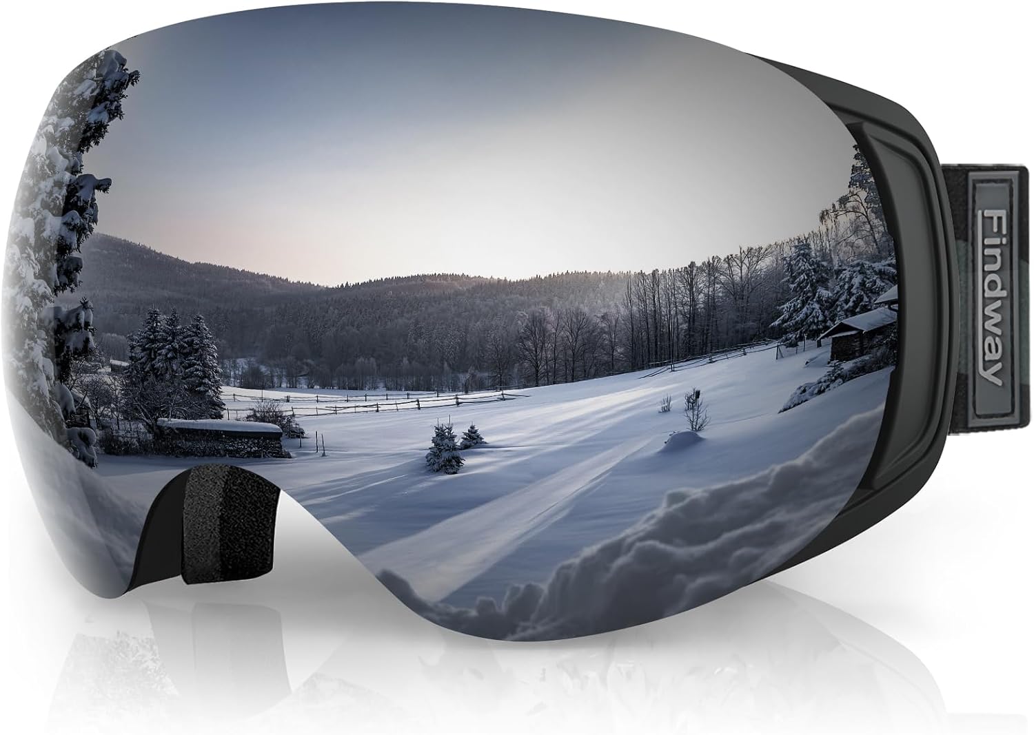 Anti-Fog Over Glasses Ski Goggles by findway